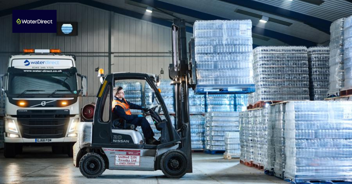 bottled water delivery by water direct UK